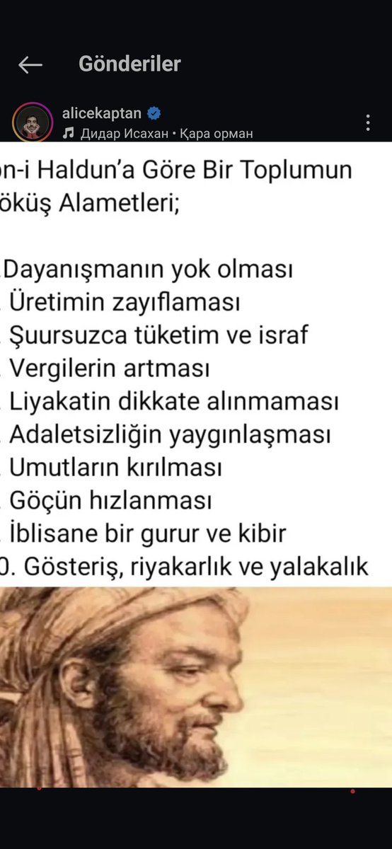 İbn-i Haldun ne demiş...