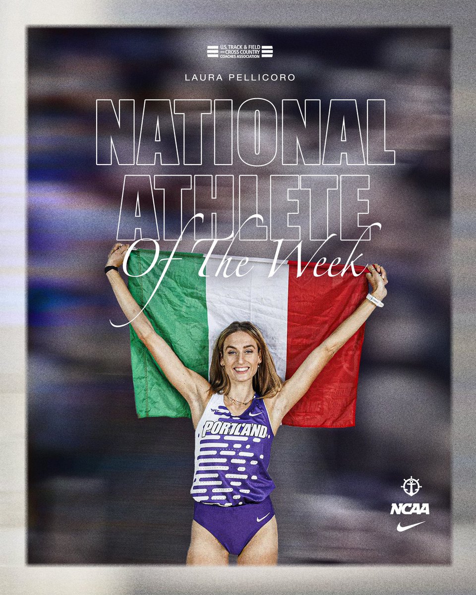 PortlandPilots's tweet photo. Introducing your National Athlete of the Week 🏆🌟

Laura Pellicoro is the first Pilot EVER to earn @USTFCCCA National Athlete of the Week‼️

#gopilots https://t.co/eziTkqIZG7