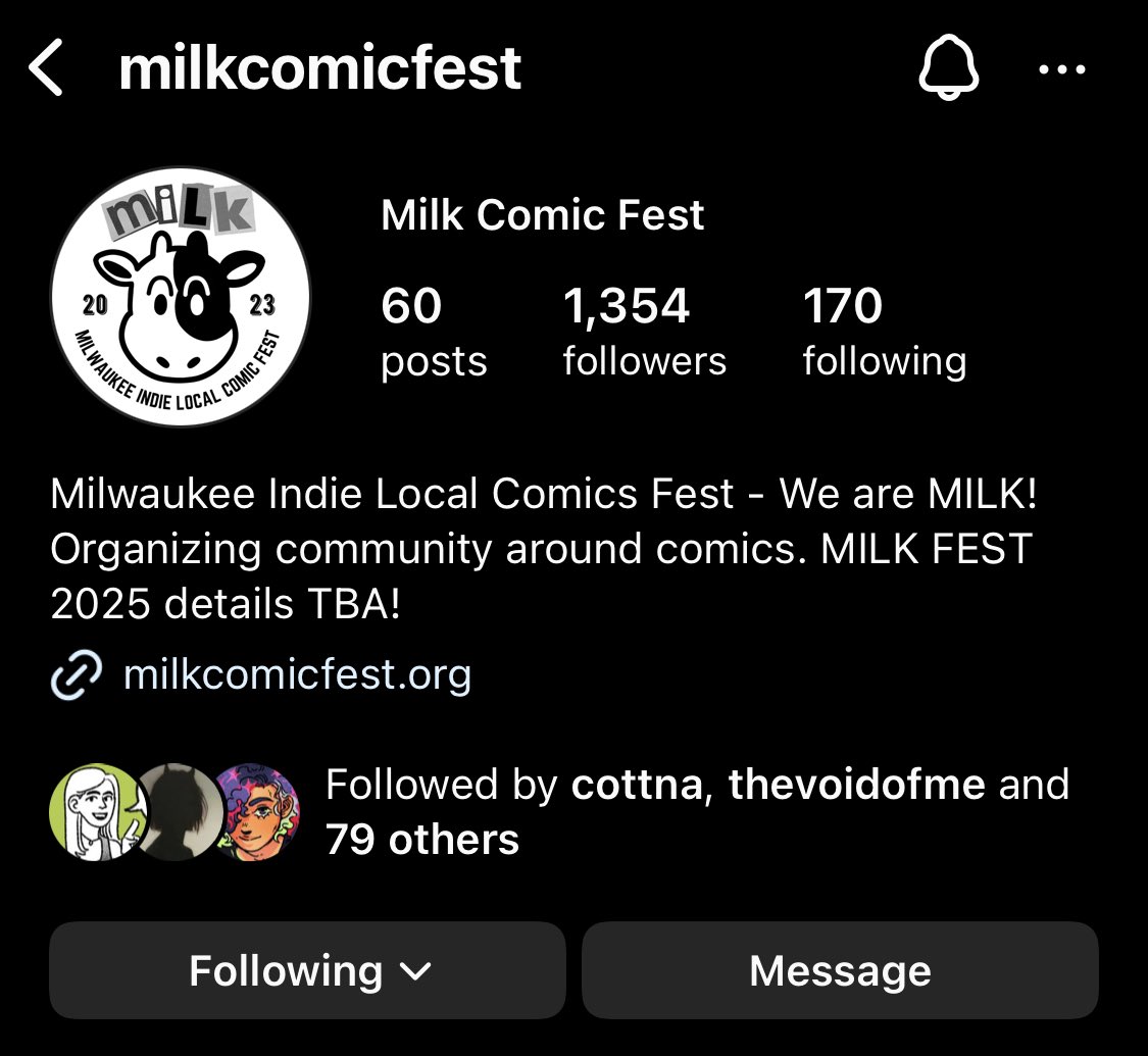 MILK Comics Fest tweet media