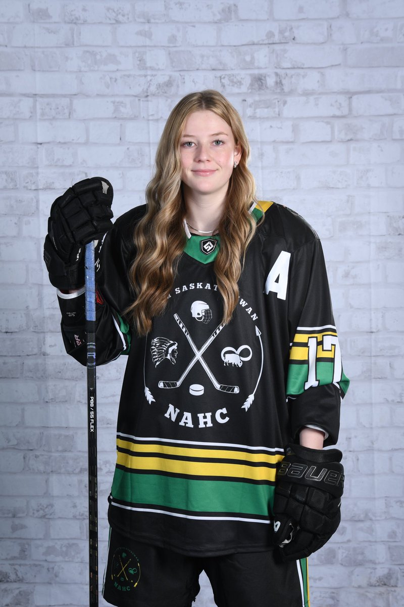 dd_willy's tweet photo. Congratulations, kid! 4th and final year representing Team Saskatchewan at the 2025 National Aboriginal Hockey Championships in Kamloops, British Columbia May 5th-11th, 2025. Can’t wait! #kaylee07 #nahc2025 https://t.co/BkFcYSmynS
