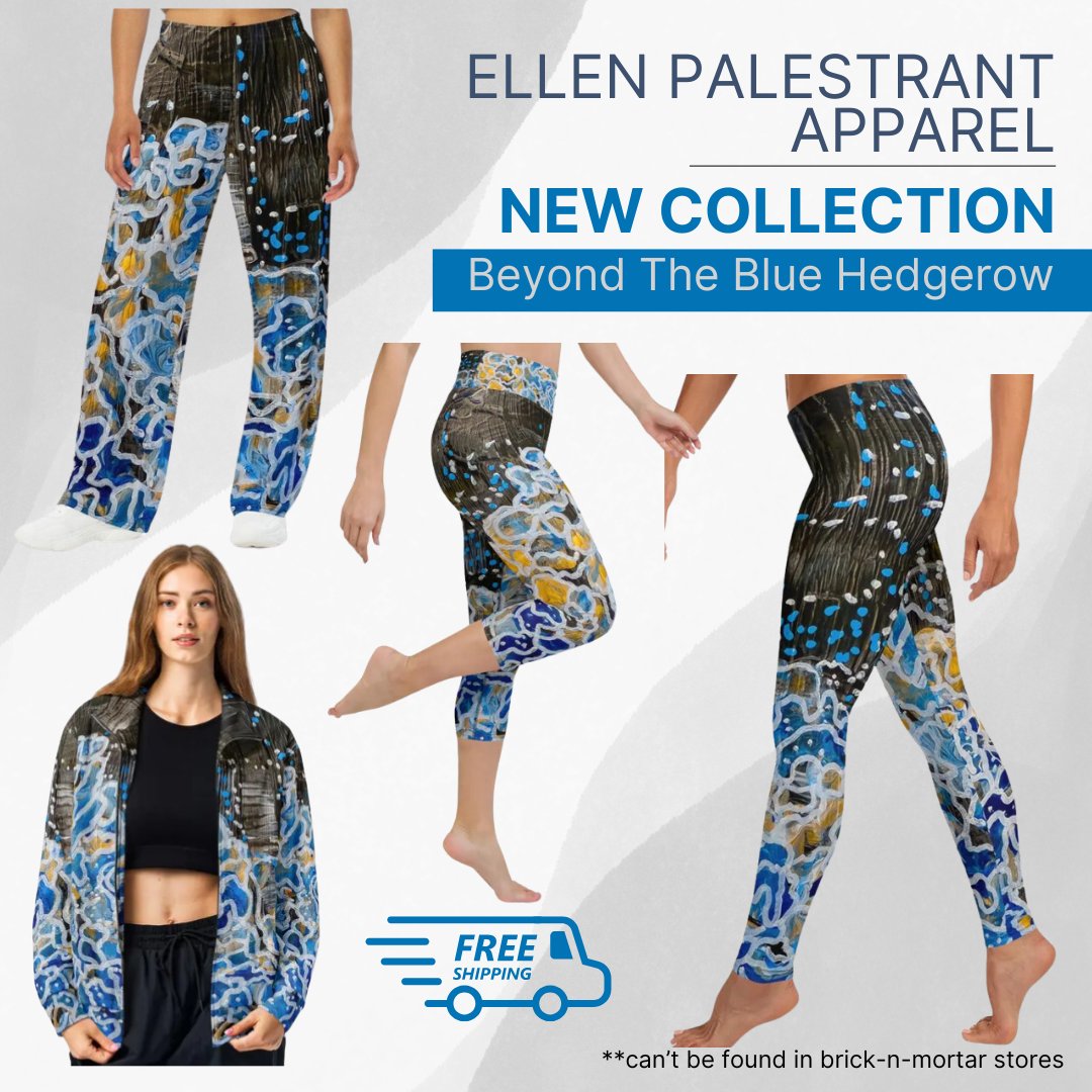 EPalestrant's tweet image. New Apparel Collection by Ellen Palestrant - etsy.com/shop/EllenPale… #leggings #trackjacket #loungepants #yogapants #caprileggings #crossoverleggings #artinspiredapparel