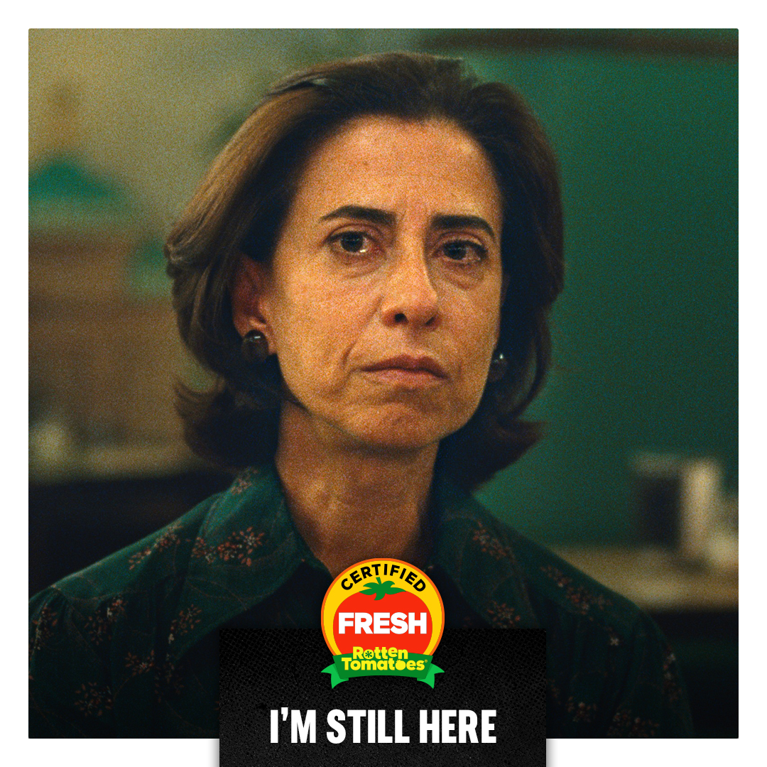 RottenTomatoes's tweet photo. #ImStillHere is officially Certified Fresh at 94% on the Tomatometer, with 52 reviews: https://t.co/U5TvAtqLuA https://t.co/pvqUbjDN0q