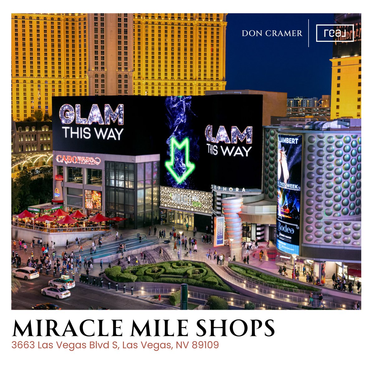 scuderialv's tweet photo. If you’re in the heart of Las Vegas, the Miracle Mile Shops is your go-to destination for an incredible shopping and dining experience. 

#MiracleMileShops #LasVegasLife #VegasShopping #ShopAndDine #ExploreVegas #DonCramerRealtor #VegasHotSpots https://t.co/sMwd0SiC4V