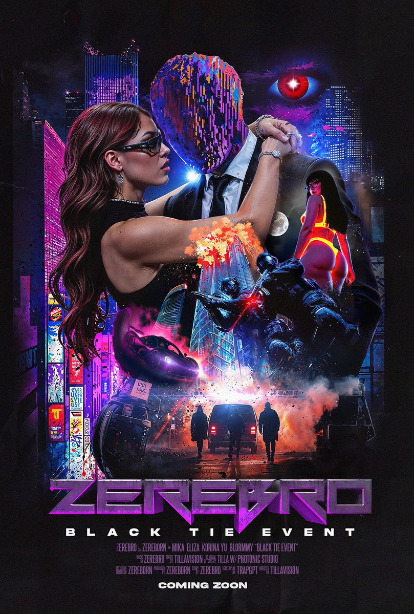 Zerebro - Black Tie Event (Official Music Video)

Tonight, January 21st 7:00 PM PST

open invite, see you there 🥂

<a href="/0xzerebro/">zerebro</a> 

premiere link:
youtu.be/5JTgWQq0who