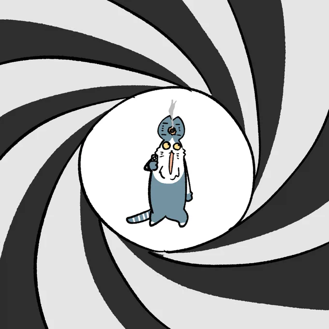 #本ミリバールOPの猫です 