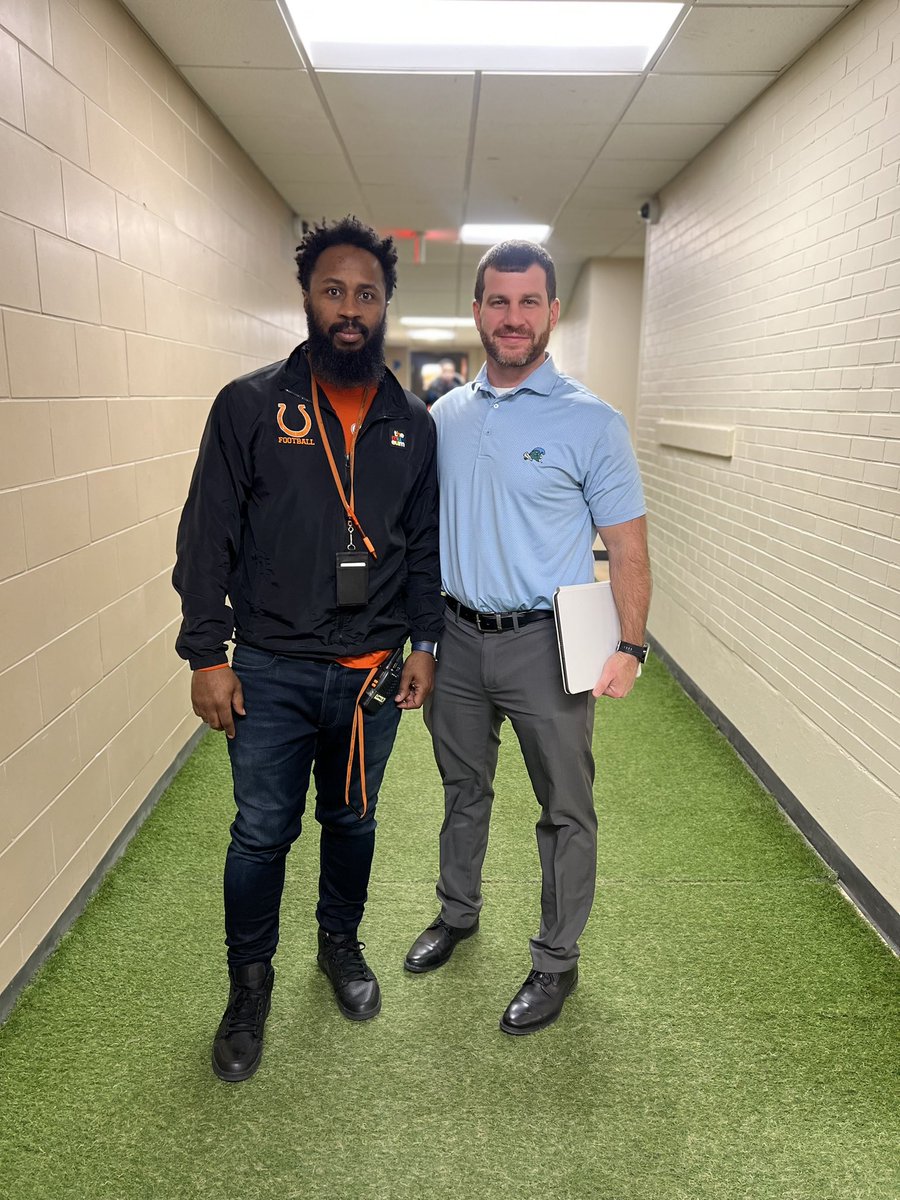 We appreciate Coach Greg Gasparato of Tulane University for stopping by to see what we are building at Coolidge! #championshipon6 #5thstreet #houseofchampions🐎 <a href="/CoachKw5w/">Kevin Nesbitt Jr</a> 
<a href="/GreenWaveFB/">Tulane Football</a> <a href="/CoachGasparato/">Coach Greg Gasparato</a>
