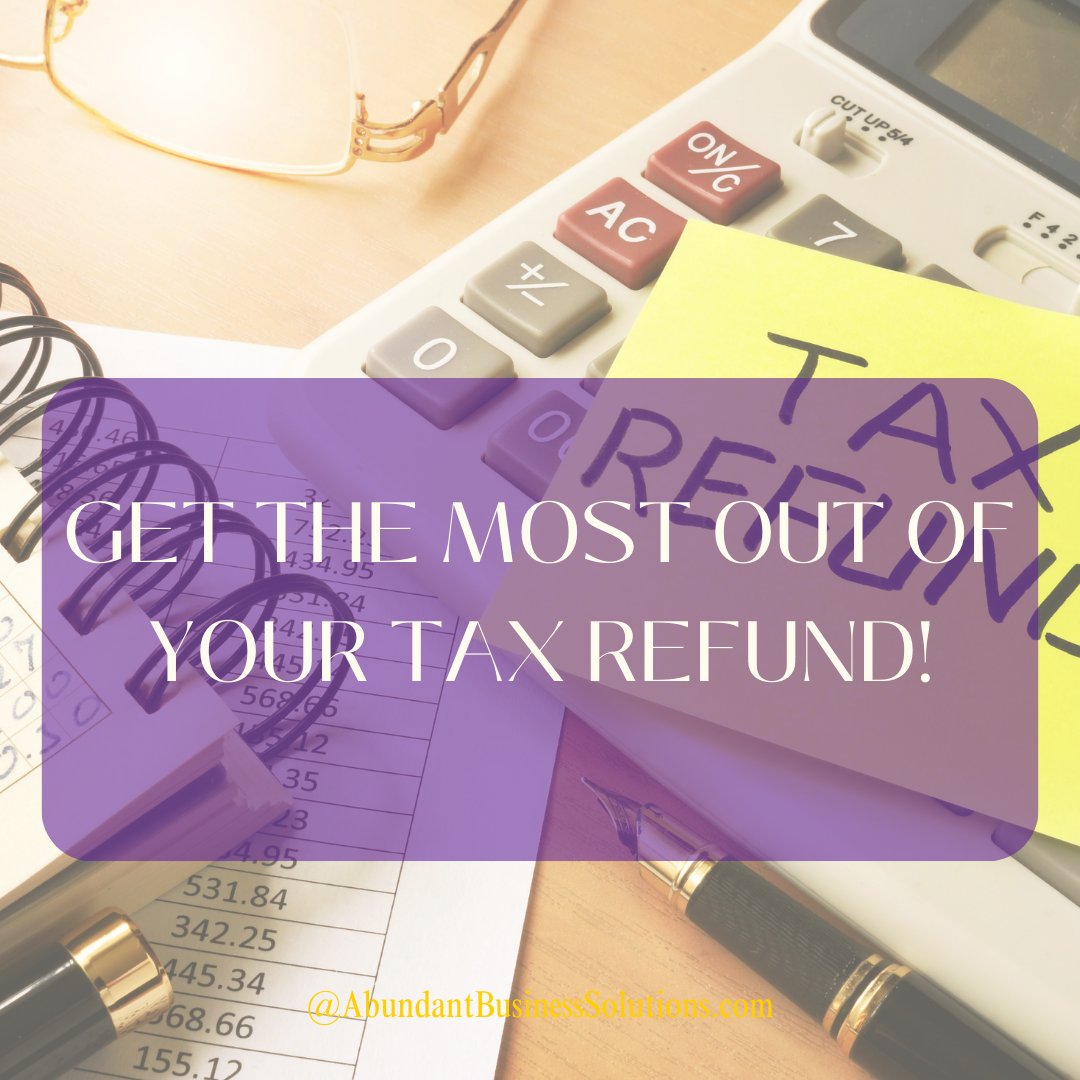 AbundantConsult's tweet image. It’s not just about getting money back—it’s about making it work for YOU! 🤑 File smart, claim those deductions, and let your refund help you save, invest, or achieve your goals. Ready to take control? Let’s do this! ✅

#TaxRefund #SmartFiling #FinancialGoals #TaxSeason