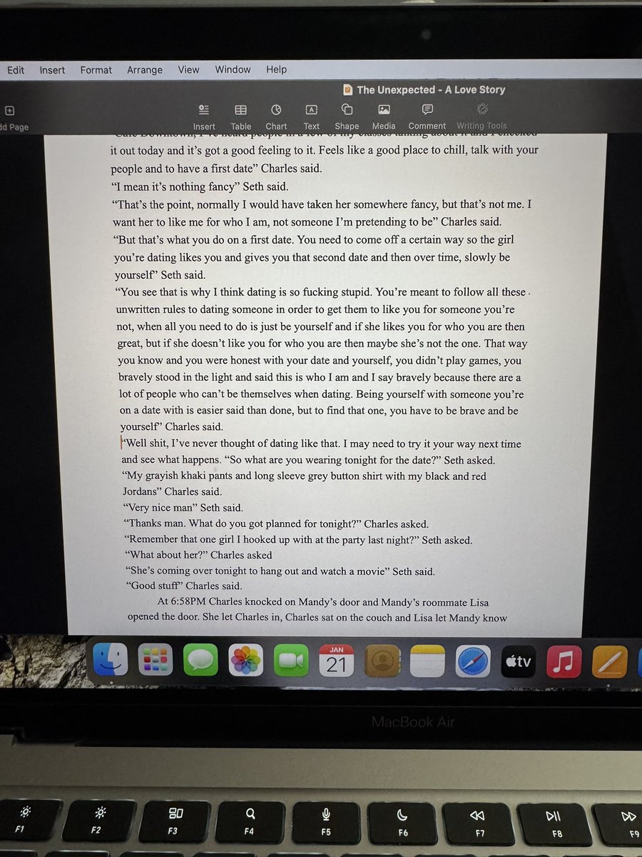 AnthonyKT1983's tweet photo. Working on my next book and how I talk about dating within the first few pages is honest. The Unexpected, coming in February #newbook #independentwriter https://t.co/SLbc6HIGxG