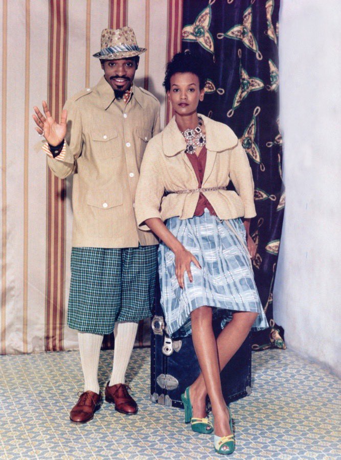 Liya Kebede &amp; Andre 3000 for Vogue 
(2005)