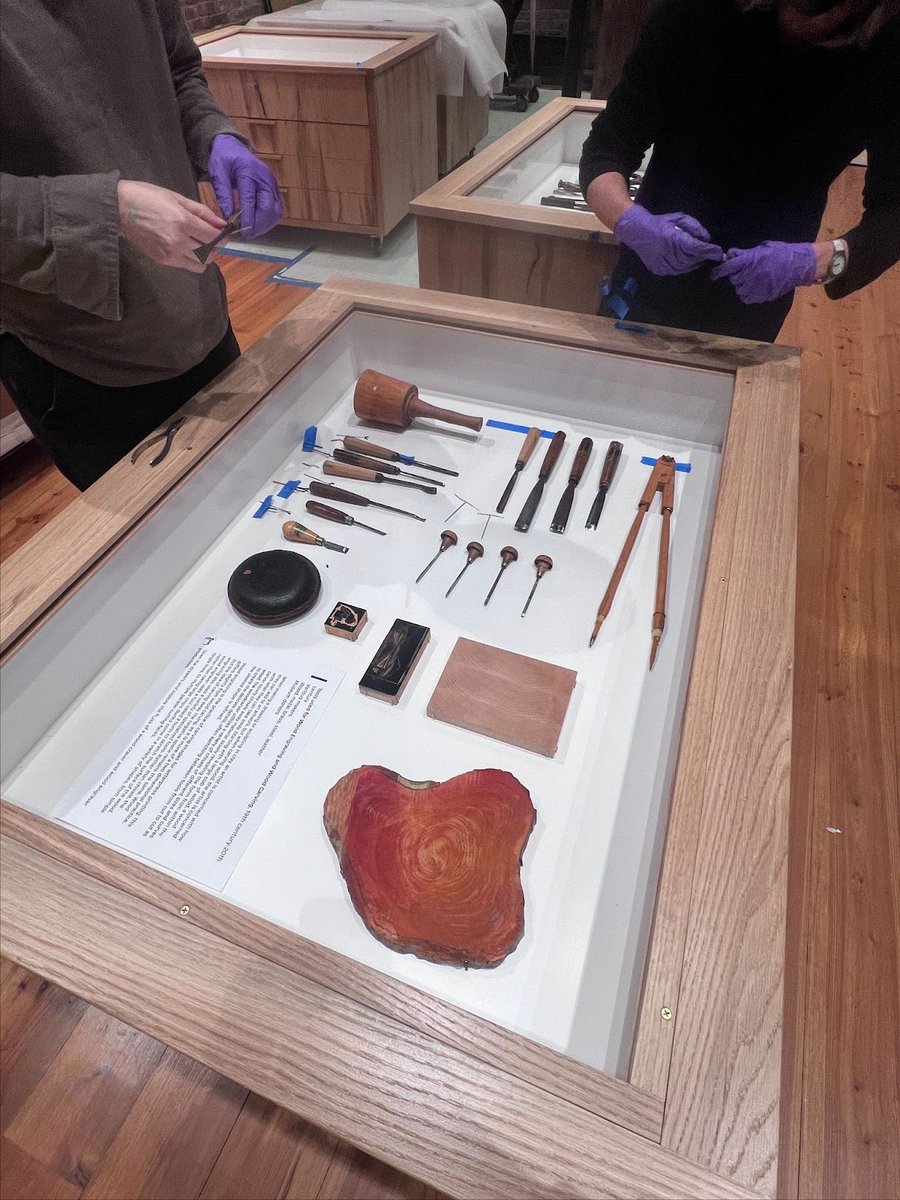 SeaportMuseum's tweet image. The upcoming exhibition #MaritimeCity has been designed to allow visitors to get closer to #History with interactive features. One, are four #FlatFile cabinets that hold artifacts and works on paper to learn about historical arts and crafts techniques. seaportmuseum.org/maritime-city