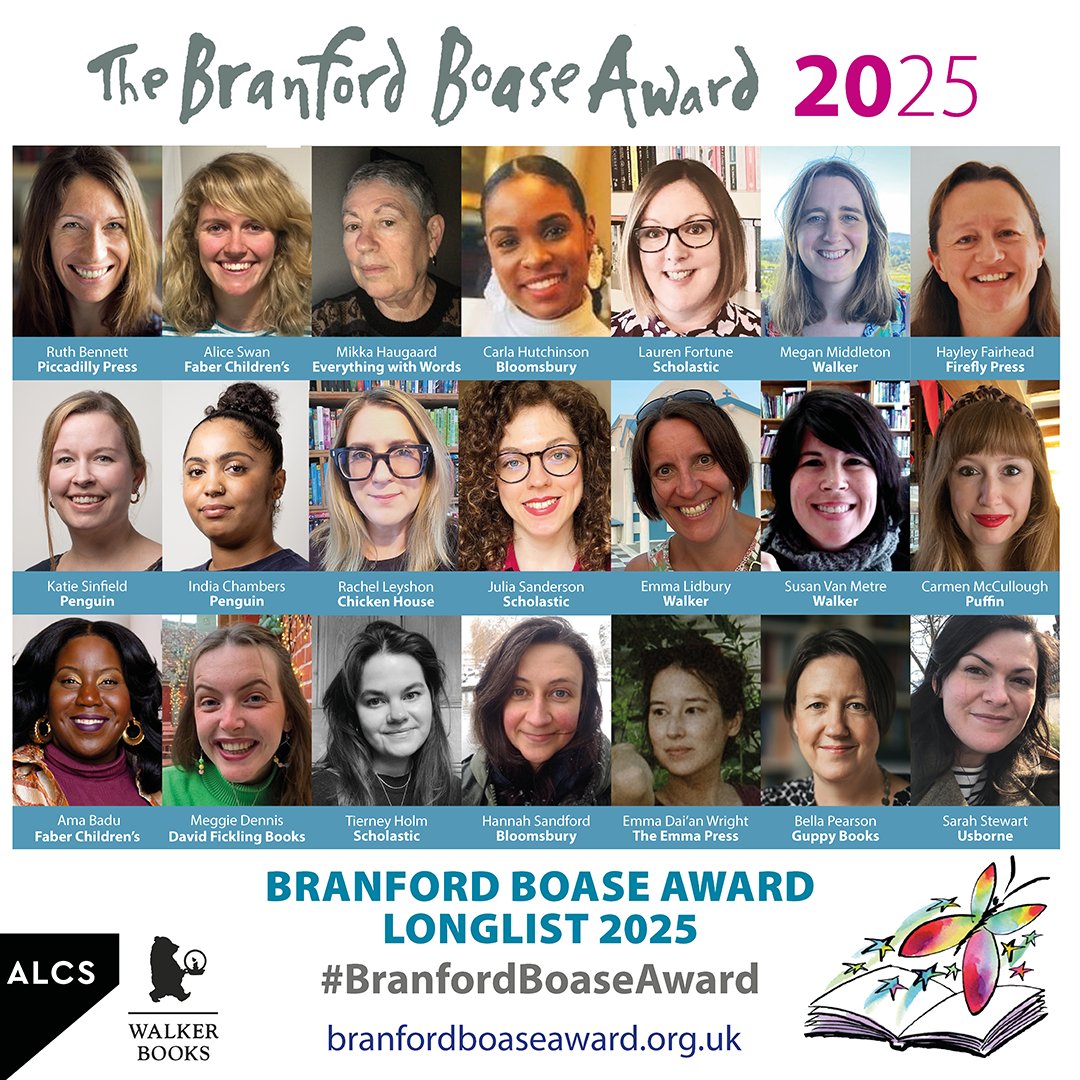 The #BranfordBoase is awarded for an outstanding first novel to a first-time writer of a book  for young people. Uniquely, it marks the vital contribution of the editor in identifying &amp; nurturing new talent. Congratulations to the editors longlisted 2025🎉
branfordboaseaward.org.uk/2025-longlist/