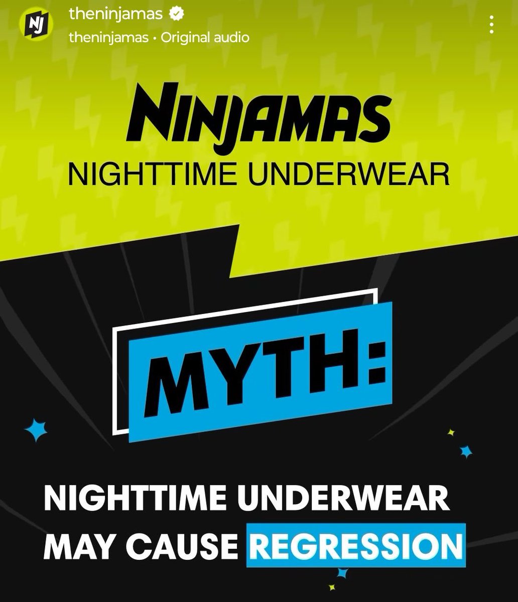 Codyomega97's tweet photo. (Repost, I just thought of something)

What if I'm Ninjala, diapers are called Ninjamas? I mean everyone is regressed right?

Ninjamas are onto us

You don't tell me what my ninjamas are for. They can be for regression all I want....I umm mean I don't wear ninjamas https://t.co/dB3o8L5XGt