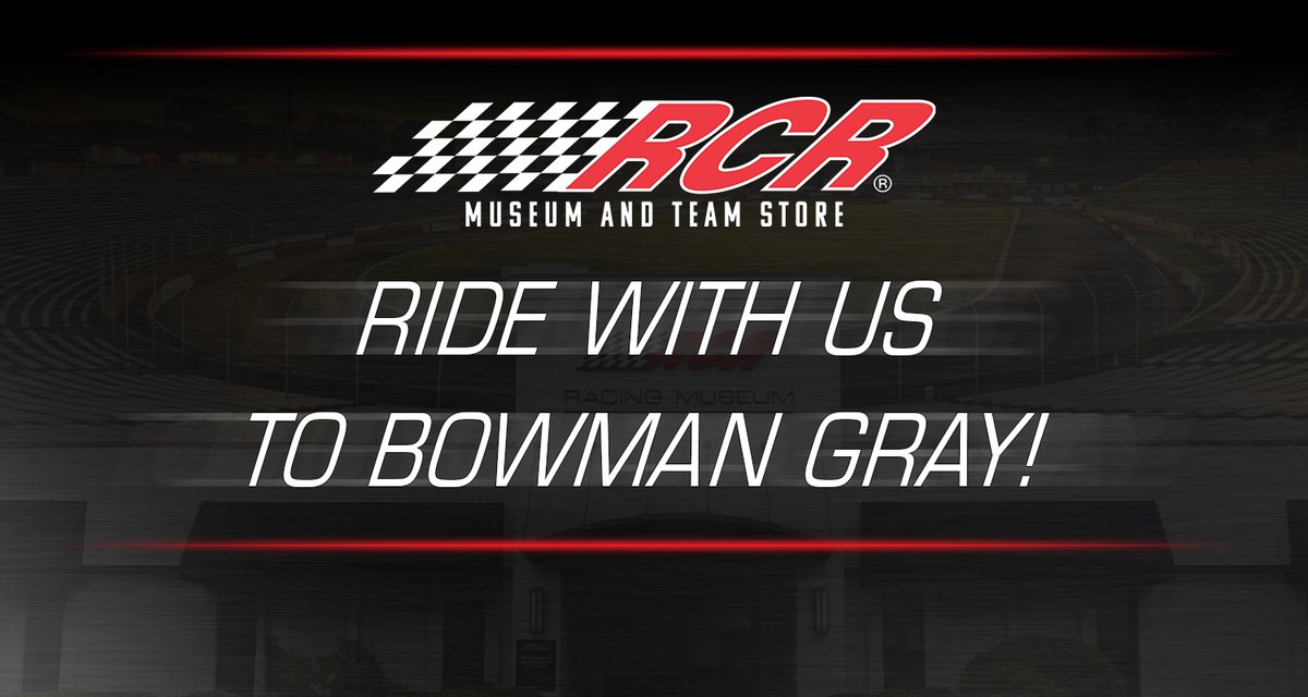The Clash is almost here! If you're heading to Bowman Gray Stadium for the NASCAR Clash on February 2nd, there's still time to sign up for our "Ride to the Race" event! Click the link for more info: store.rcrracing.com/products/bowma…

<a href="/RCRracing/">RCR</a>