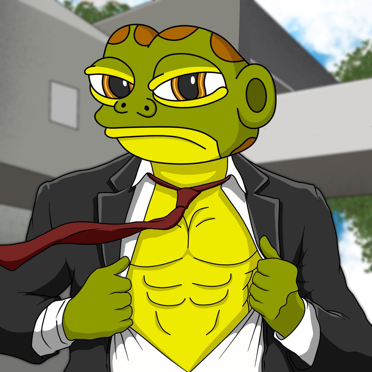 FuriesMystery's tweet photo. Some heroes wear suits 🐸 https://t.co/rIbT1fDjrY