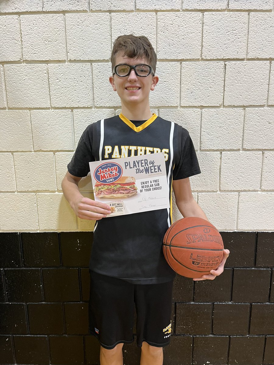 PVSDsports's tweet photo. Jersey Mike’s Athlete of the Week 
Cy Maynard (freshman boys basketball)
71 points last week, 7 three pointers and averages 23.6 points per game in three games. https://t.co/QSqCVz9ADy