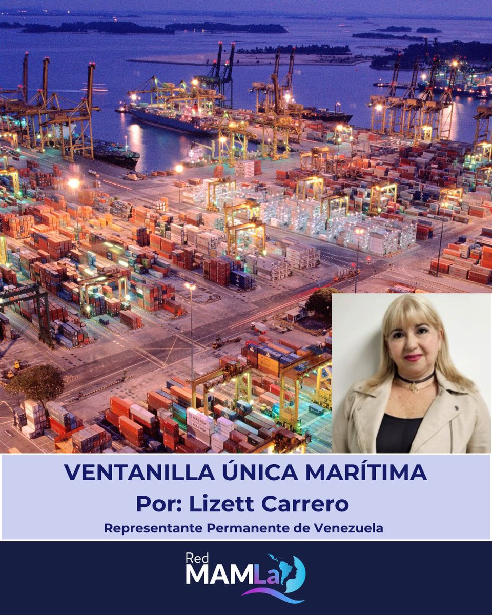 Esta semana en Crónicas Marítimas, descubre cómo Venezuela avanza hacia la modernización del sector marítimo en el artículo "VENTANILLA ÚNICA MARÍTIMA" de la Abogada Lizett Carrero. Te invitamos a leerlo en nuestro Sitio Web.

redmamla.org/es/cronicas-ma… 

<a href="/IMOHQ/">International Maritime Organization</a> 
#VUM #MSW