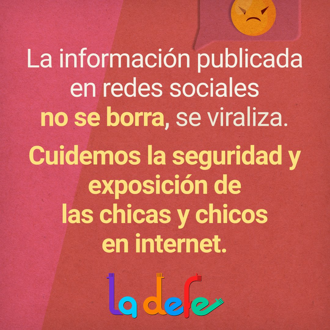🚫 Las niñas, niños y adolescentes tienen derecho a no estar expuestos en redes sociales

📲 Las infancias y adolescencias tienen derecho a que su intimidad no se vea expuesta en redes sociales  a través de la viralización de imágenes, audios o videos