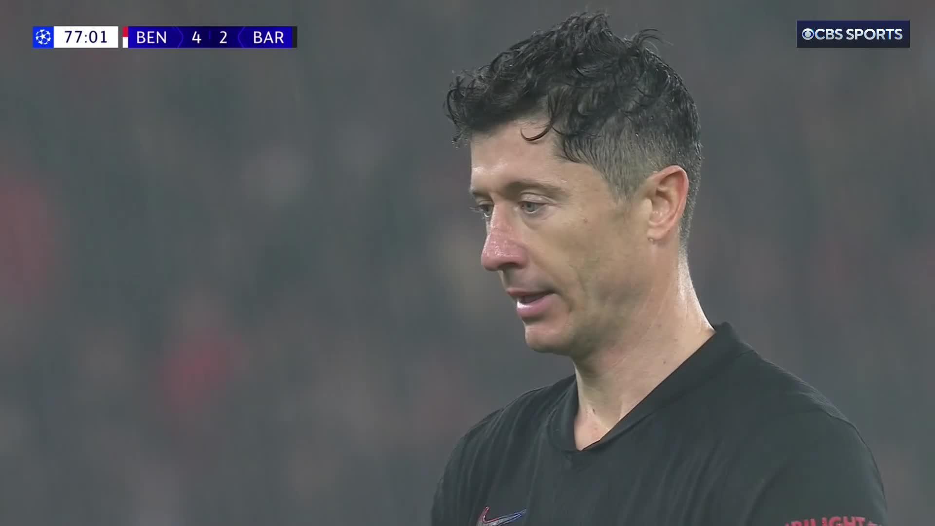 2': Benfica 1-0 Barcelona13': Benfica 1-1 Barcelona22': Benfica 2-1 Barcelona30': Benfica 3-1 Barcelona64': Benfica 3-2 Barcelona68': Benfica 4-2 Barcelona78': Benfica 4-3 BarcelonaTHIS GAME 🤯🍿