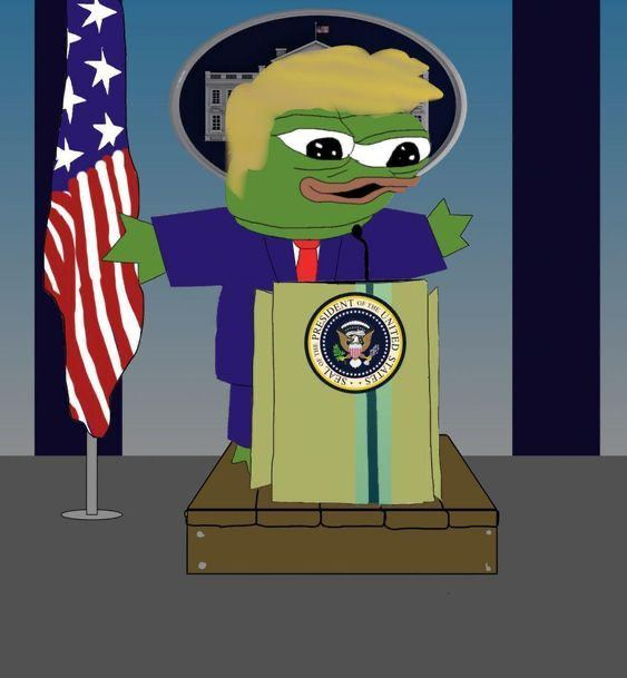GM <a href="/realDonaldTrump/">Donald J. Trump</a>

Congratulations on your inauguration as the 47th President of the United States and the success of your $TRUMP memecoin  

Now It's time to pamp the OG memes 🫵🐸 

$APU $SOL