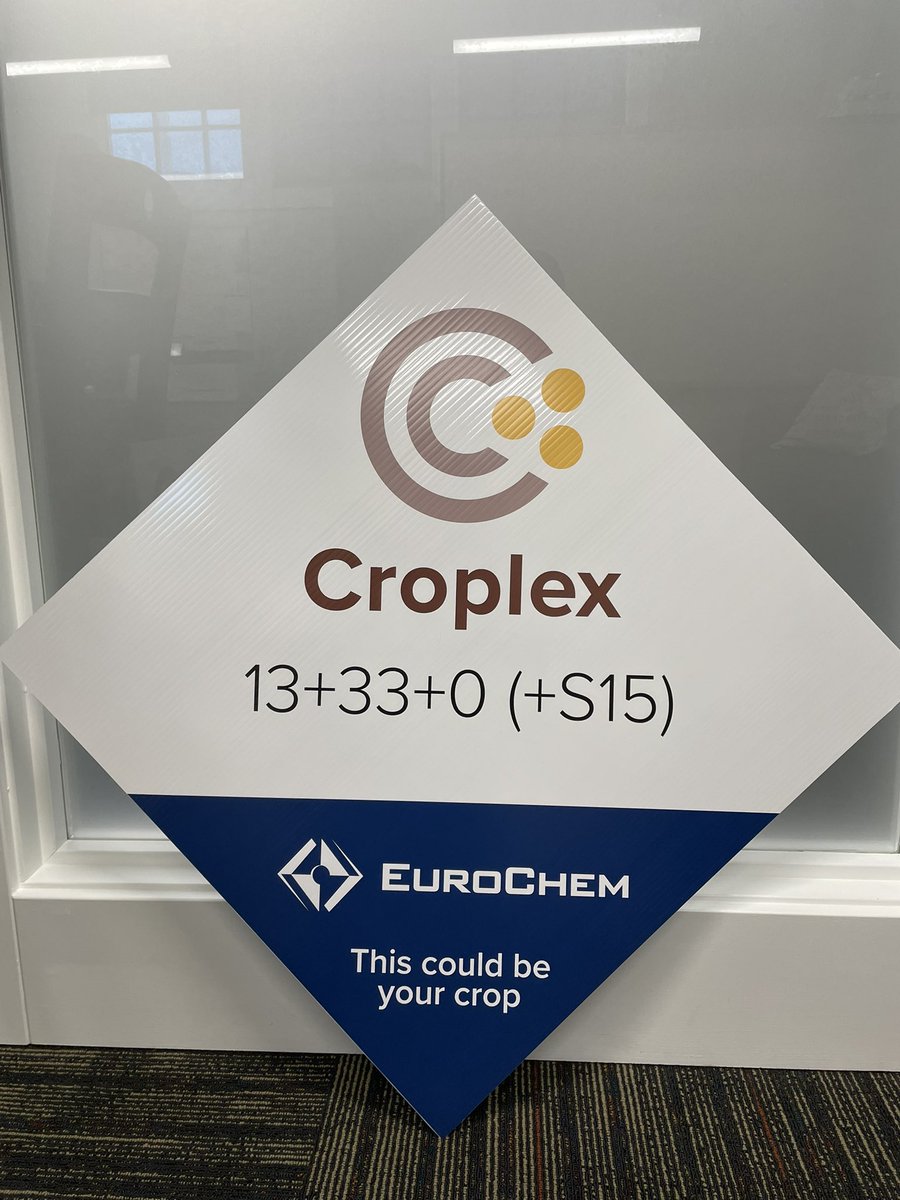 Day 1 of Ag Days in Brandon MB here we go! Stop by the EuroChem booth in UTC booth 241 and learn about the benefits of Croplex 10 (12-40-0-10+1Zn+.3B) and Croplex 15 (13-33-0-15) #mbag #abag #skag #cdnag #mbagdays