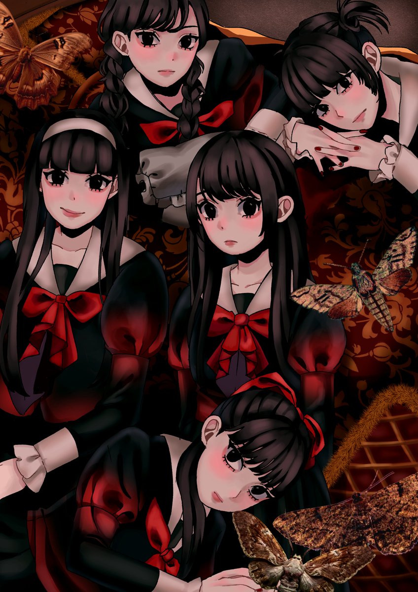 piko7878's tweet photo. So excited to see them in Amsterdam!! Couldn't resist to draw them 🩸🌹🦋Please share so they can see it c: @PhantomSiita 
#PhantomSiita #ファントムシータ #mothtoaflame https://t.co/Waax4OZvpH