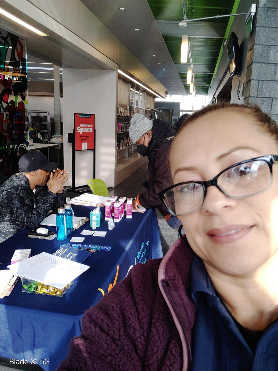 Our team has been active at Anacostia Neighborhood Library, providing health education and engaging attendees with the COVID-19 survey to better understand community needs. Thanks to all who visited! 
Support our mission: 🔗hbi-dc.org/volunteer/#don… 
#HBIimpact