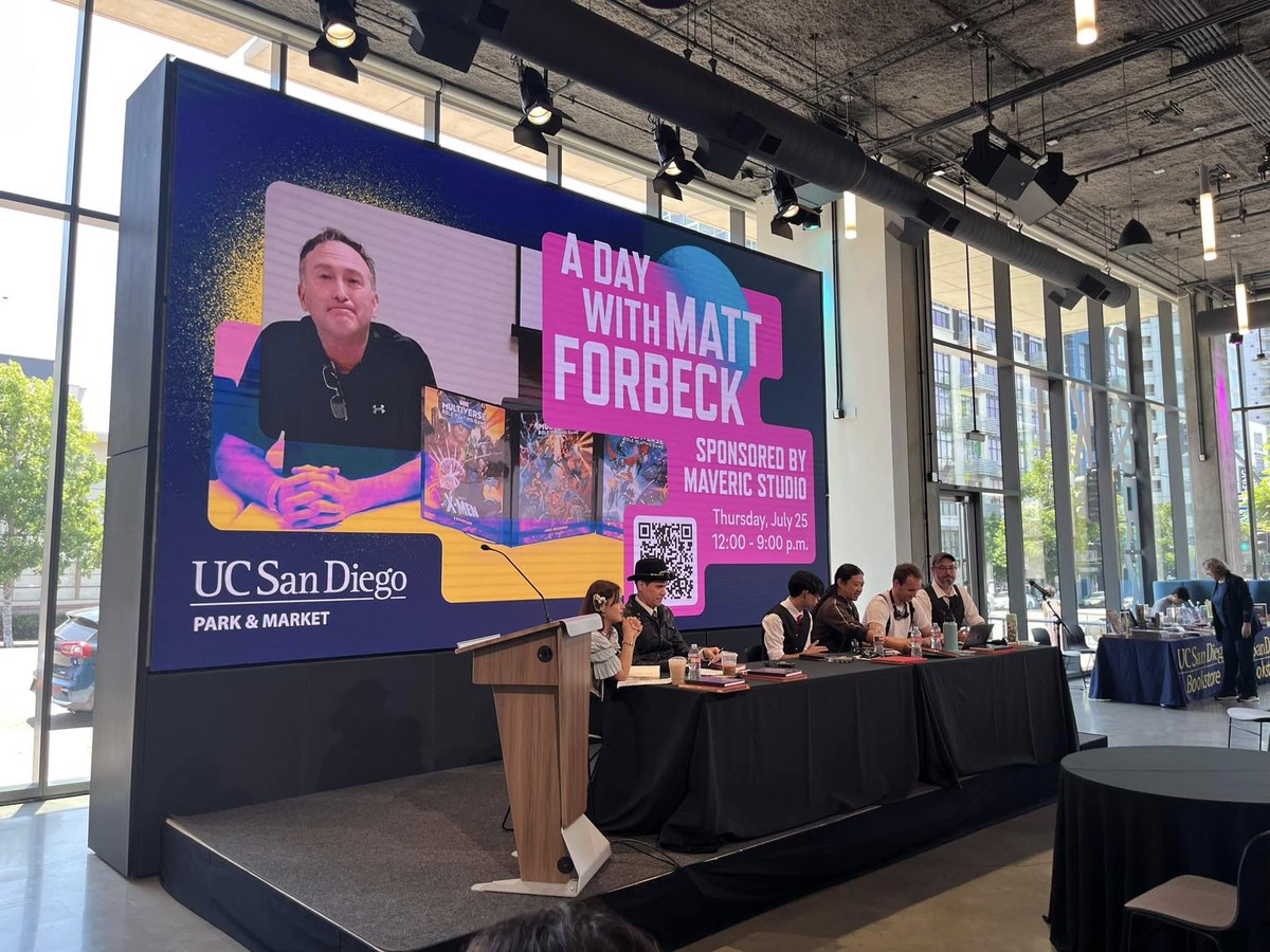 UC San Diego Park & Market (@ucsdpark_market) on Twitter photo Join MAVERiC Studio at the @UCSDBookstore for a live event of ‘Shotguns & Sorcery' Jan. 23 7-9 p.m. The MAVERiC Studio held a game last summer at <a href="/UCSDPark_Market/">UC San Diego Park & Market</a>, pictured. Grab your ticket >> bit.ly/4he8bUE Join MAVERiC Studio at the @UCSDBookstore for a live event of ‘Shotguns & Sorcery' Jan. 23 7-9 p.m. The MAVERiC Studio held a game last summer at <a href="/UCSDPark_Market/">UC San Diego Park & Market</a>, pictured. Grab your ticket >> bit.ly/4he8bUE