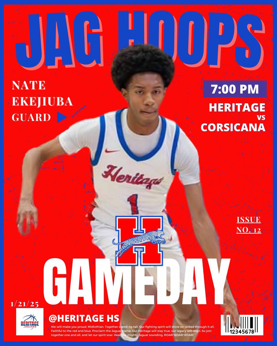 Heritage boys bball (@heritageboysbb) on Twitter photo Round two of district starts up tonight at home as we take on Corsicana!
π: Corsicana HS
π: 7 PM
π: Midlothian Heritage HS
ποΈ: midlothiansports.rankone.com/Website/Main/Cβ¦
#NoExcuses #SWC #GD2BAJ
<a href="/MidloHeritage/">Heritage HS</a> <a href="/MISD_Athletics/">Midlothian ISD Athletics</a> <a href="/hoopinsider/">Hoopinsider</a> Round two of district starts up tonight at home as we take on Corsicana!
π: Corsicana HS
π: 7 PM
π: Midlothian Heritage HS
ποΈ: midlothiansports.rankone.com/Website/Main/Cβ¦
#NoExcuses #SWC #GD2BAJ
<a href="/MidloHeritage/">Heritage HS</a> <a href="/MISD_Athletics/">Midlothian ISD Athletics</a> <a href="/hoopinsider/">Hoopinsider</a>