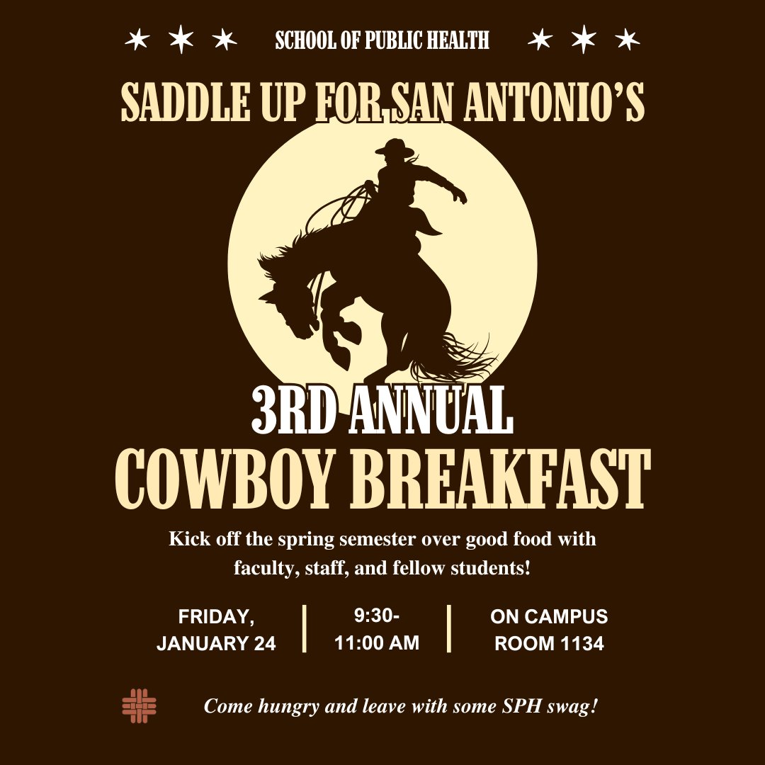 Join us for food and some sweet swag! 
We love seeing all of our San Antonio students, so swing on by this Friday, Jan. 24 between 9:30 and 11 a.m. 

On campus at 7411 John Smith Dr., Ste. 1100, San Antonio 78229.