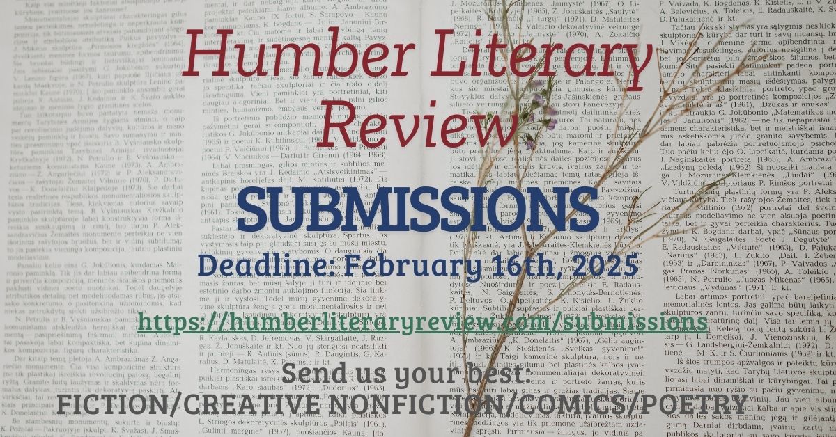 It's that time again. Send us your work! We can't wait to read it!