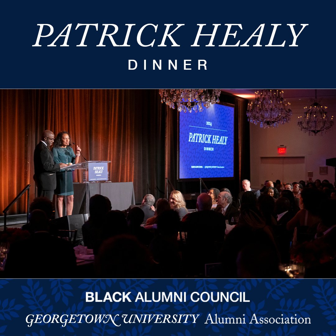 The Patrick Healy Dinner supports Georgetown's mission by promoting diversity and provides assistance to students with financial need through the Patrick Healy Scholarship. The 2025 #GUHealyDinner takes place in Washington, D.C. on February 22. g.town/HealyDinner25