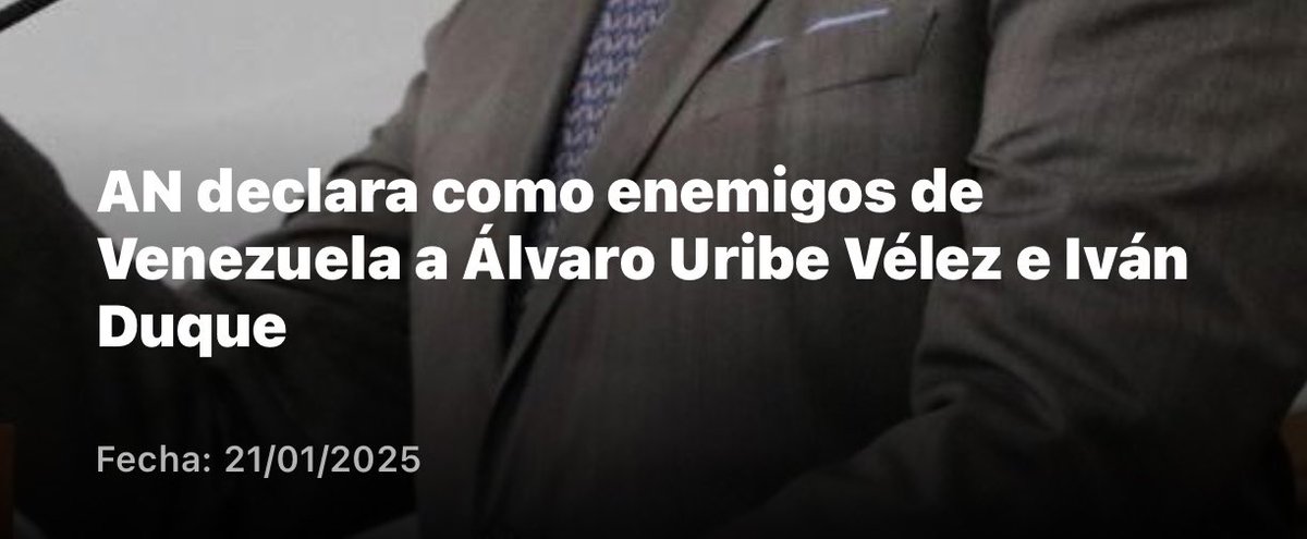 AlvaroUribeVel's tweet photo. Me honra que la tiranía me tenga como su enemigo. Jamás aceptaré ser enemigo del pueblo hermano https://t.co/opOxwjyaDe
