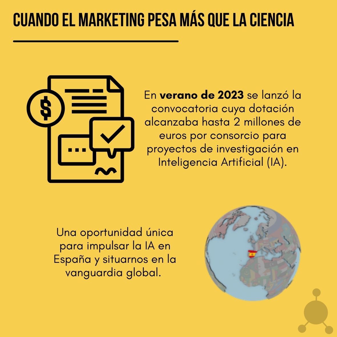 FJIprecarios's tweet image. En verano de 2023 se lanzó la convocatoria cuya dotación alcanzaba hasta 2 millones de euros por consorcio para proyectos de investigación en Inteligencia Artificial (IA).
Una oportunidad única para impulsar la IA en España y situarnos en la vanguardia global 🌍🤖