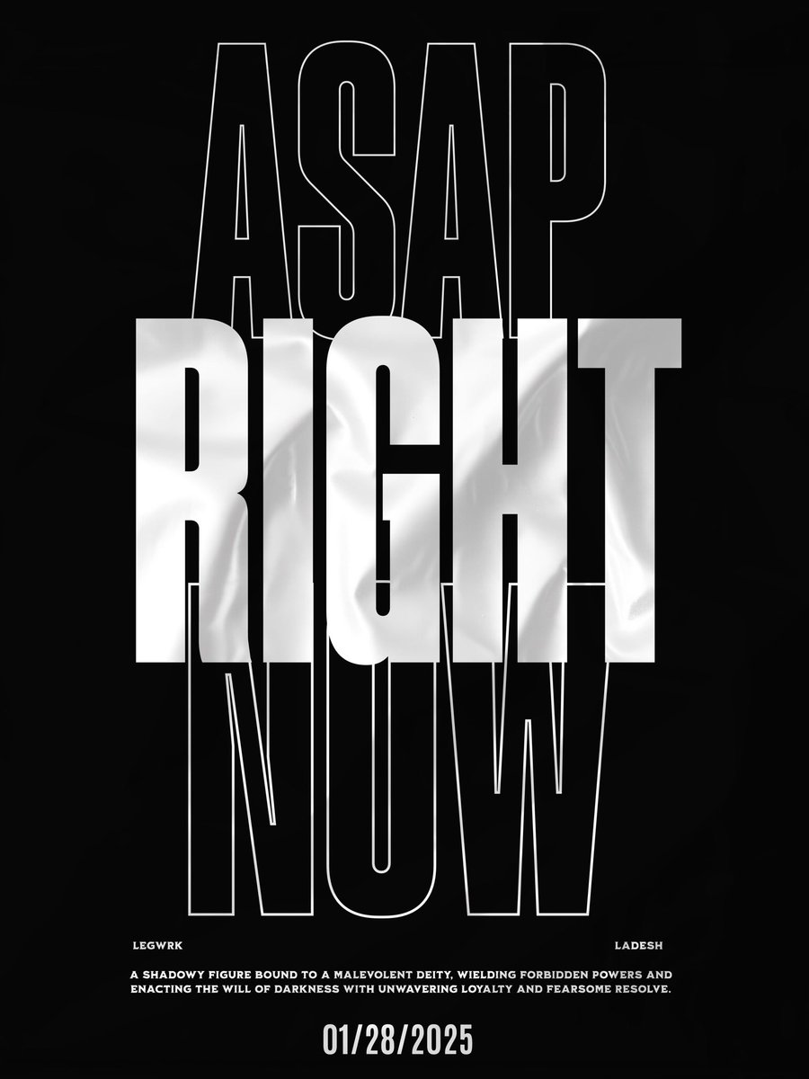 Attention travelers! It's time to board flight #963! #LEGWRK is teaming with <a href="/itsladesh/">Ladesh</a> on this vibrant groove track "ASAP Right Now," 1/28/25
Pre: too.fm/asaprightnow
#LEGWRK #Ladesh #NineSixThreeRec #Techno #DallasTechno #DallasMusic
