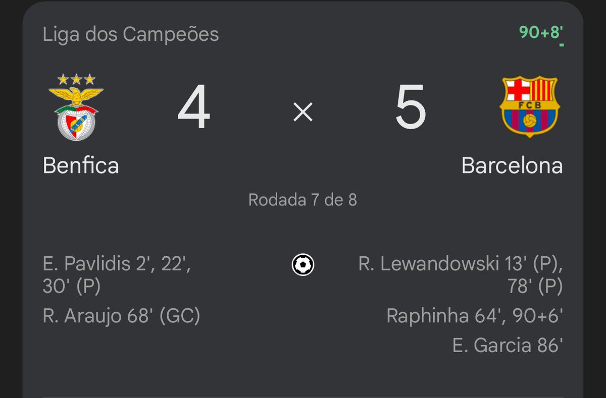 Que virada do maior time do mundo PQP
