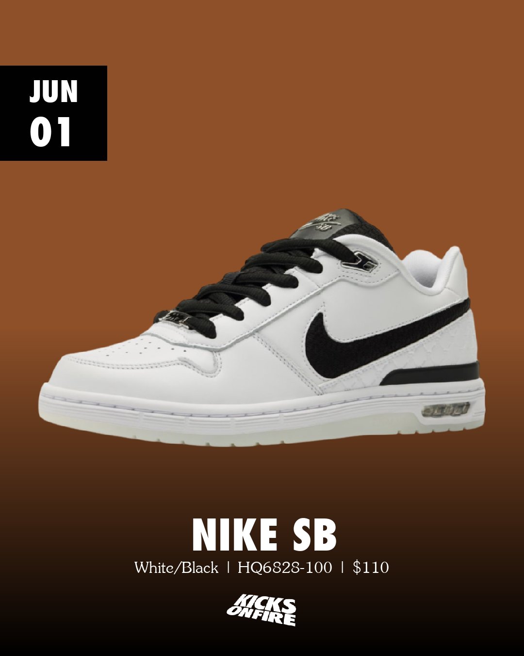 Nike SB P-Rod 1 Retro “White and Black” Nike SB P-Rod 1 White Black 2025 HQ6828-100 | SneakerFiles