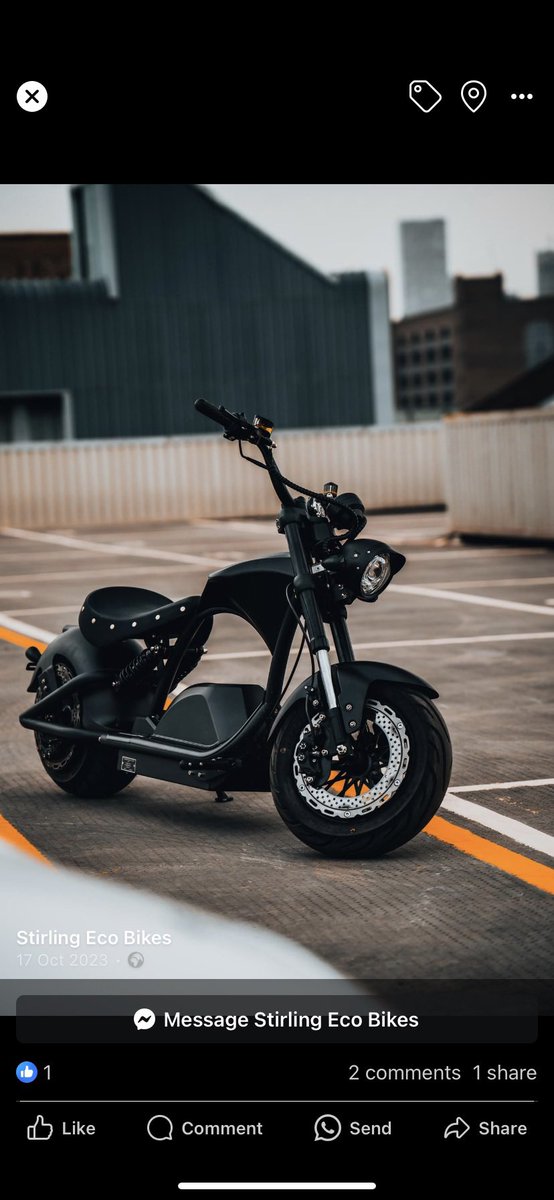 StirlingEco's tweet photo. Stirling Eco Electric Motorbikes -  where the ride has not changed, only the sound 🌿 Stylish, efficient, and eco-friendly, it's the perfect ride for those embracing sustainable transport. https://t.co/2MvmWWXIwL
