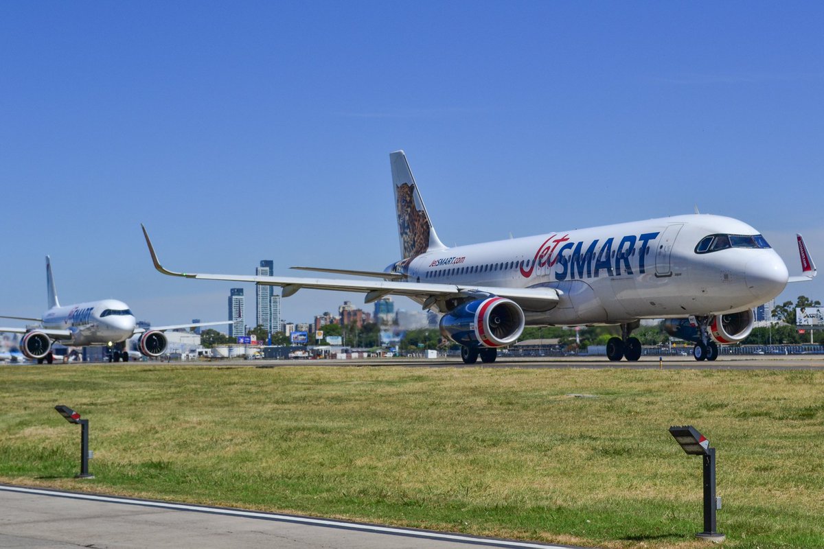 Histórico debut del <a href="/Airbus/">Airbus</a> #A320Neo en el país de la mano de Jetsmart Argentina

<a href="/VuelaJetSMART/">JetSMART</a> <a href="/MagmaComms/">MagmaComms</a>