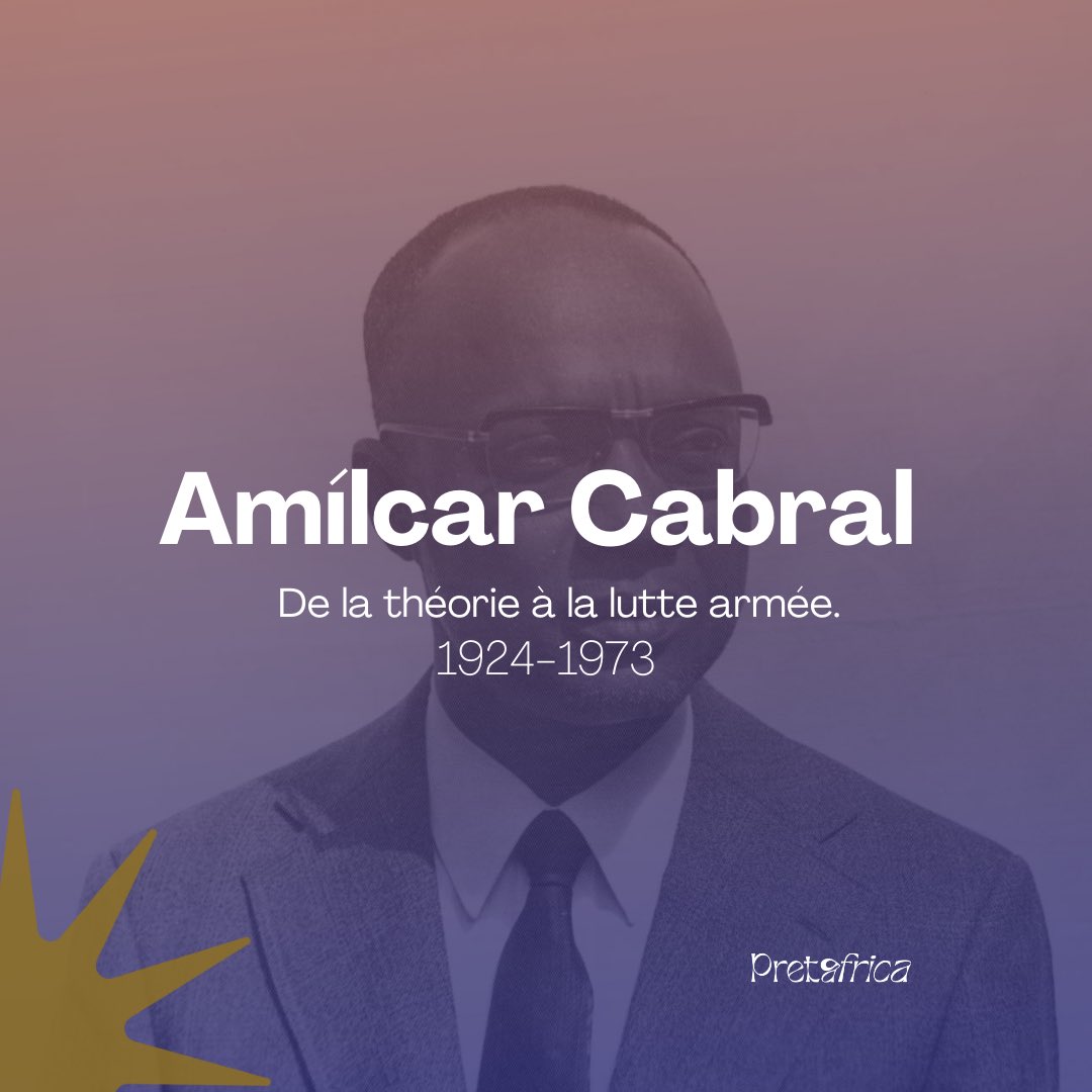 Il y’a 52 ans, mourrait Amílcar Cabral, assassiné à Conakry en Guinée. 

Nous vous proposons à travers ce poste de (re)découvrir le parcours du père de l’indépendance de la Guinée-Bissau 🇬🇼 et du Cap-Vert 🇨🇻   

#PretAfrica ⤵️