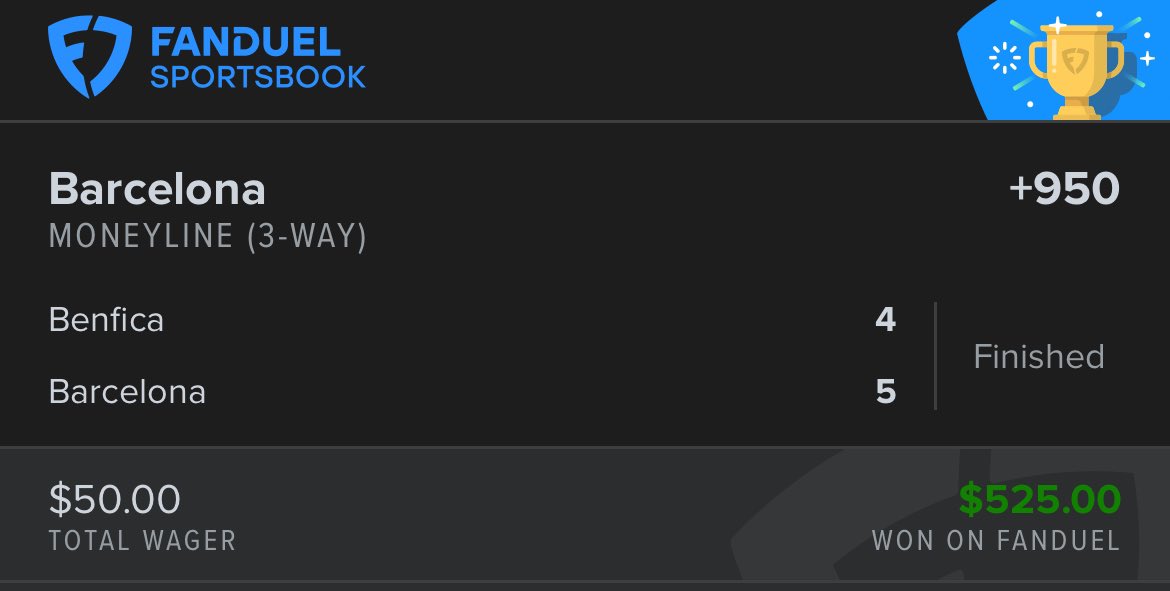 BARCA +950 LIVE🌟🌟🌟

#GamblingX #UCL #FCBarcelona #LiveBet