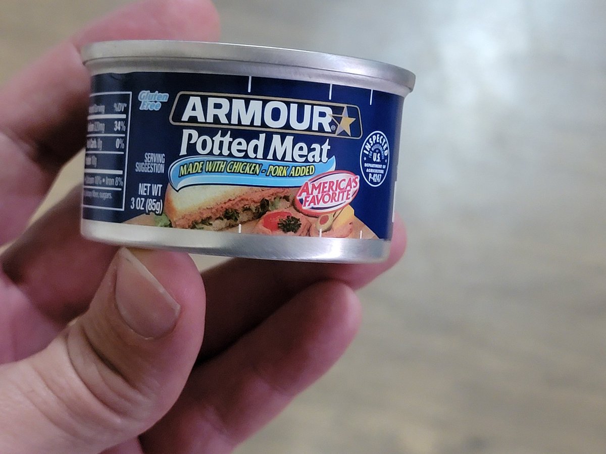 SimonStormRider's tweet photo. Has been about 30 years since I've had a potted meat sandwich... wouldn't mind going another 30 years till I have another. #PottedMeat https://t.co/7B0KEmVUEZ