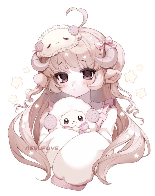 commission for the lovely @/pasteltedybear of their adorable Yume ! tysm again 