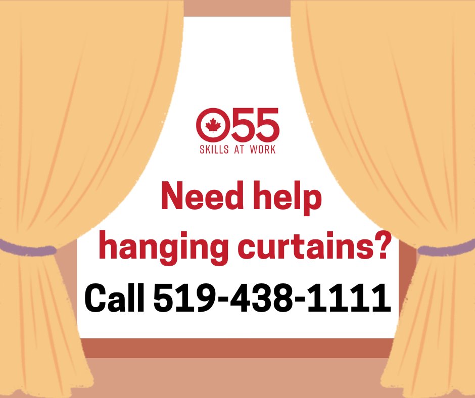 Our associates can help you hang your curtains!
Call 519-438-1111
#ldnont #supportlocal #handy