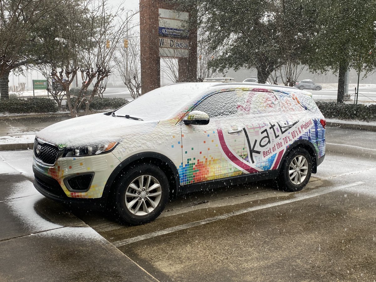 It's a Kate Winter Wonderland!!! Everyone be safe out there and make sure you listen to us streaming online at thetiger.fm!!!