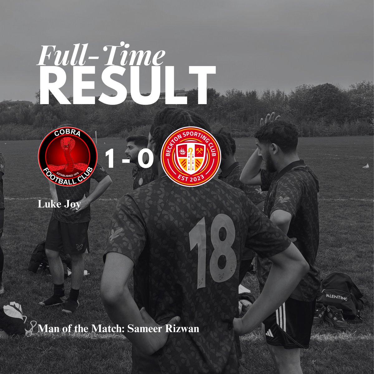 BecktonSC's tweet photo. Full Time at Parsloes Park. 

Last minute winner. 

Credit to our opponents, back to the drawing board! https://t.co/YLxMdPXAlI