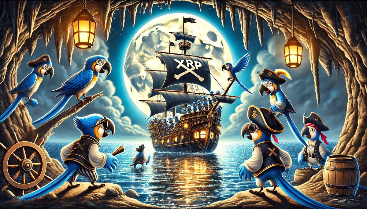 "The cave you fear to enter holds the treasure you seek."

This cave has held more than treasure; it's been full of like-minded $XRPete's ready for action. Our voyage is just beginning, and our crew is stronger than ever. From one treasure chest to the next, we persevere.