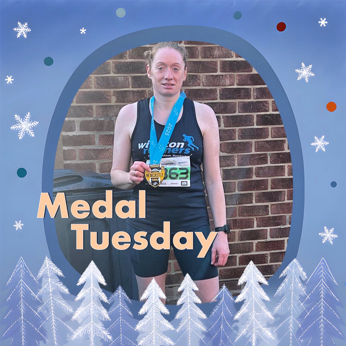 🥇Well done on this weeks #medaltuesday #winstonrunners 💫 brilliant result at the #newcastle10k last week! #running #runnersofinstagram #fitness #10krunning #morningmiles #run #runningmotivation #runhappy #garmin #runningcommunity #medalmonday #tracktuesday