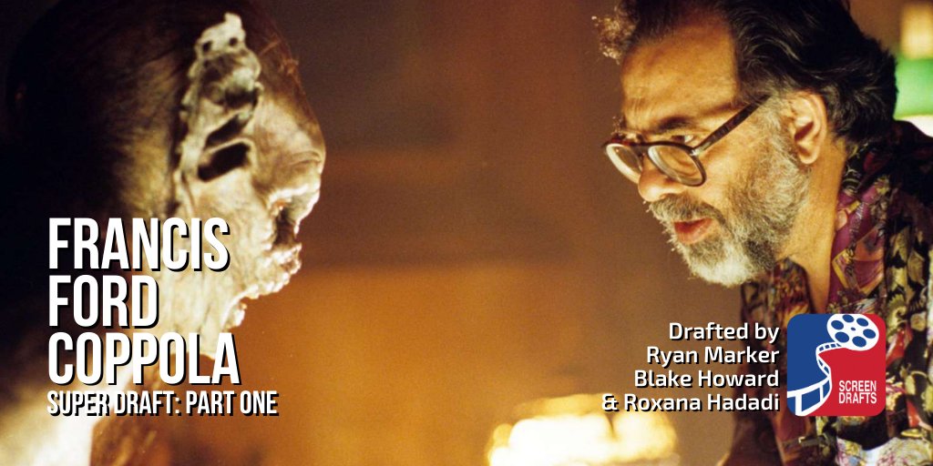 We have crossed oceans of time to draft... this draft!

FRANCIS FORD COPPOLA
SUPER DRAFT:
PART ONE

Drafted by <a href="/roxana_hadadi/">✍🏼 roxana | ✊🏼 zivar | ⚒️ hadadi</a>, @oneblakeminute, &amp; Ryan Marker, with guest co-commish Bryan Cogman, and the spirit of <a href="/itismitchell/">Mitchell Beaupre</a>

Listen everywhere!
podcasts.apple.com/us/podcast/scr…
