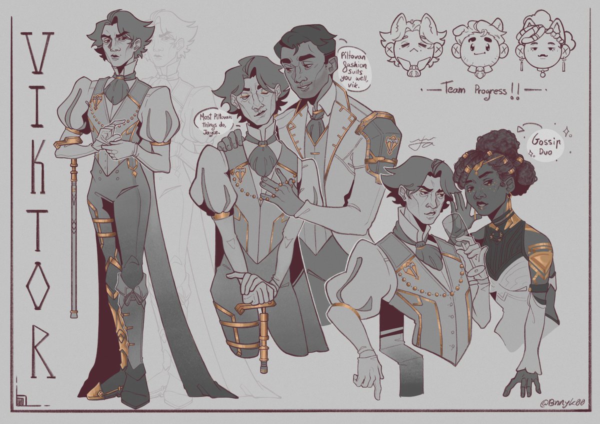bnnyk00's tweet photo. Piltovan party Viktor ✨ 
(Ft. Jayce and Mel) https://t.co/wiCAUIeQ1U