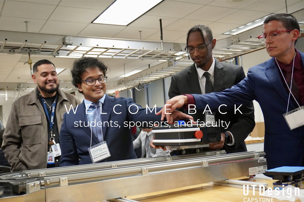 Happy Spring 2025 Semester! 
UTDesign is excited to welcome back students, sponsors, and faculty for another amazing semester of groundbreaking engineering capstone projects. Visit our website to learn more about our program: utdesign.utdallas.edu